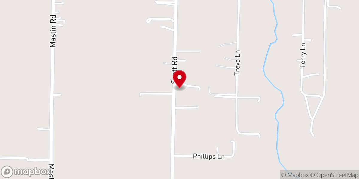 Map showing location of St Luke BP Church