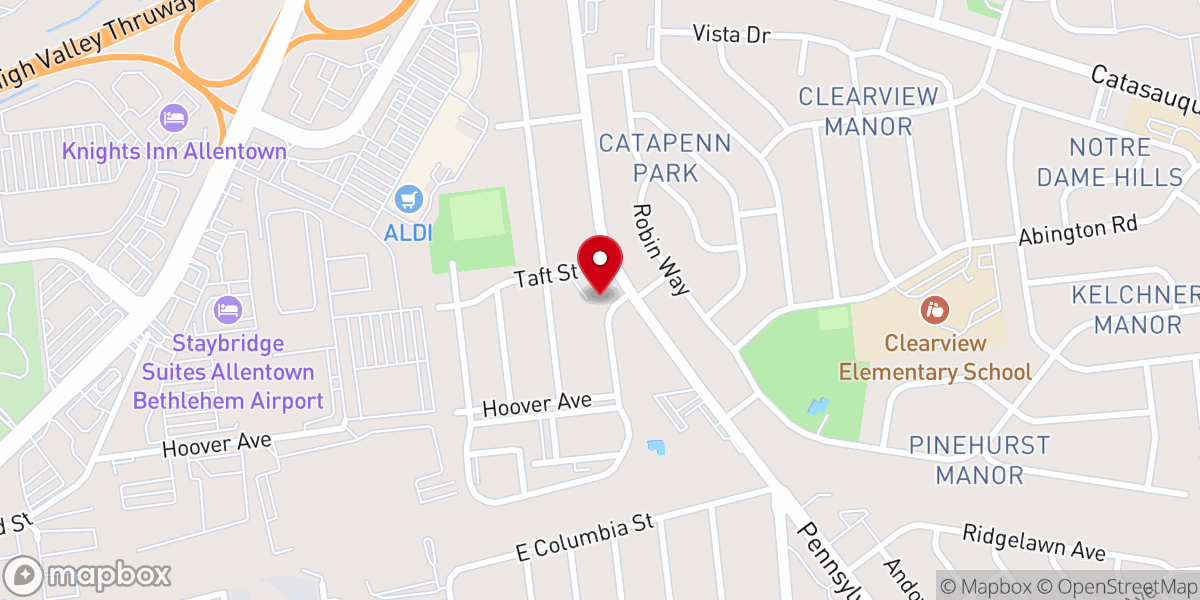 Map showing location of Interfaith Chapel