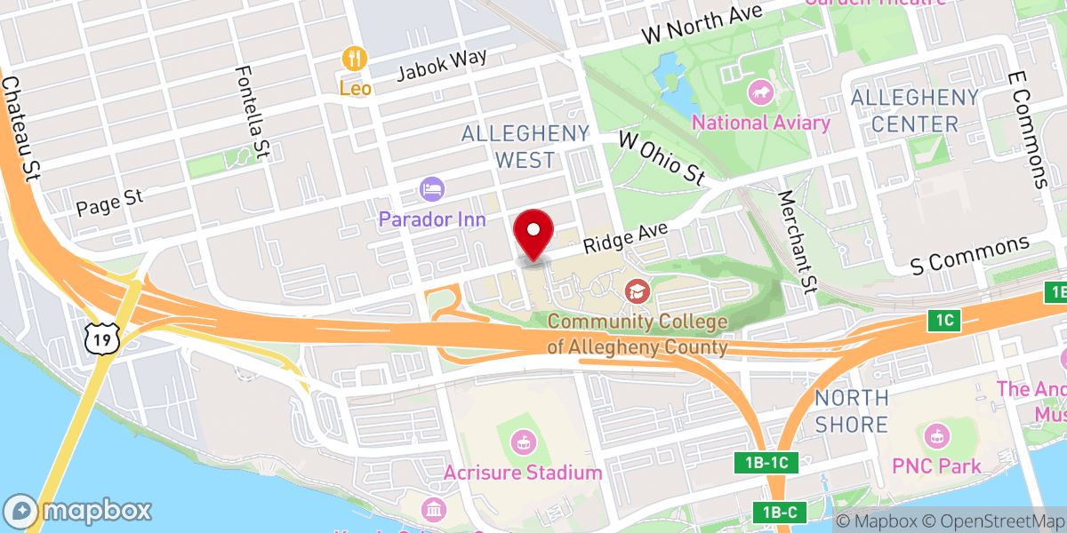 Map showing location of American Friends of Augustinecollege