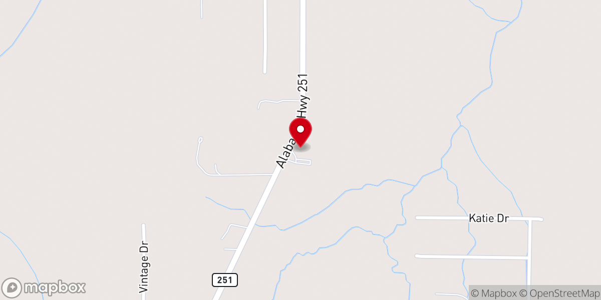 Map showing location of May's Memorial Missionary Baptist Church