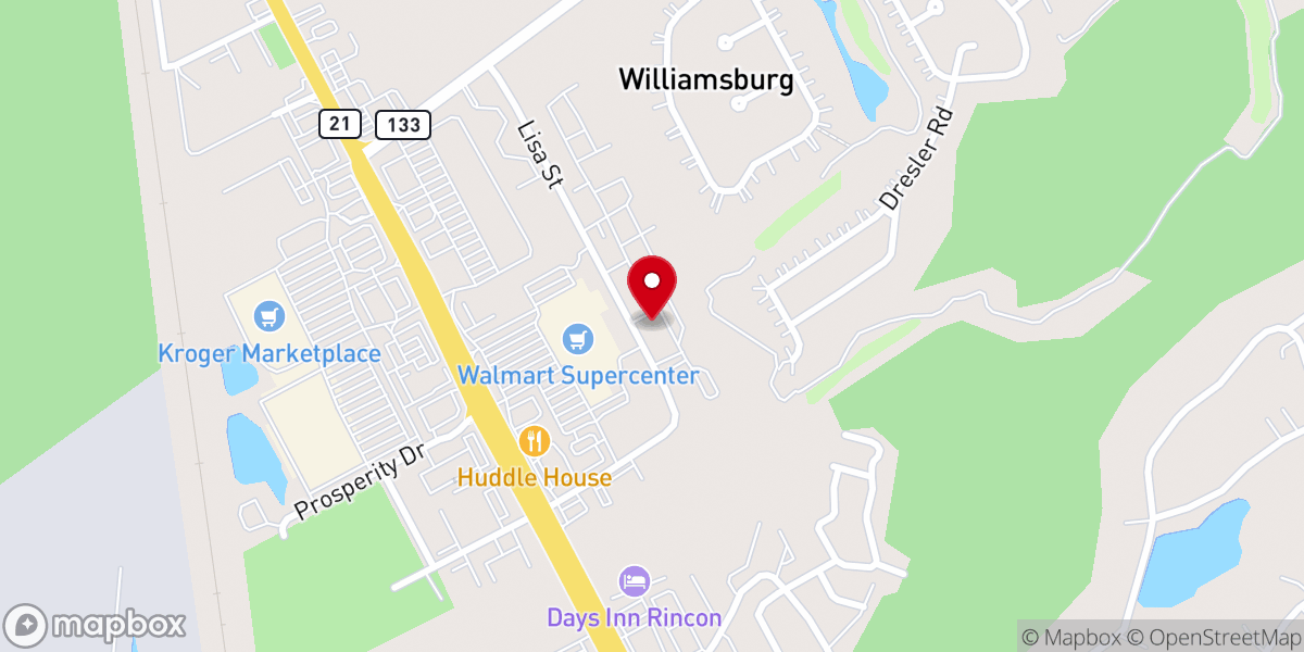 Map showing location of Veranda Village
