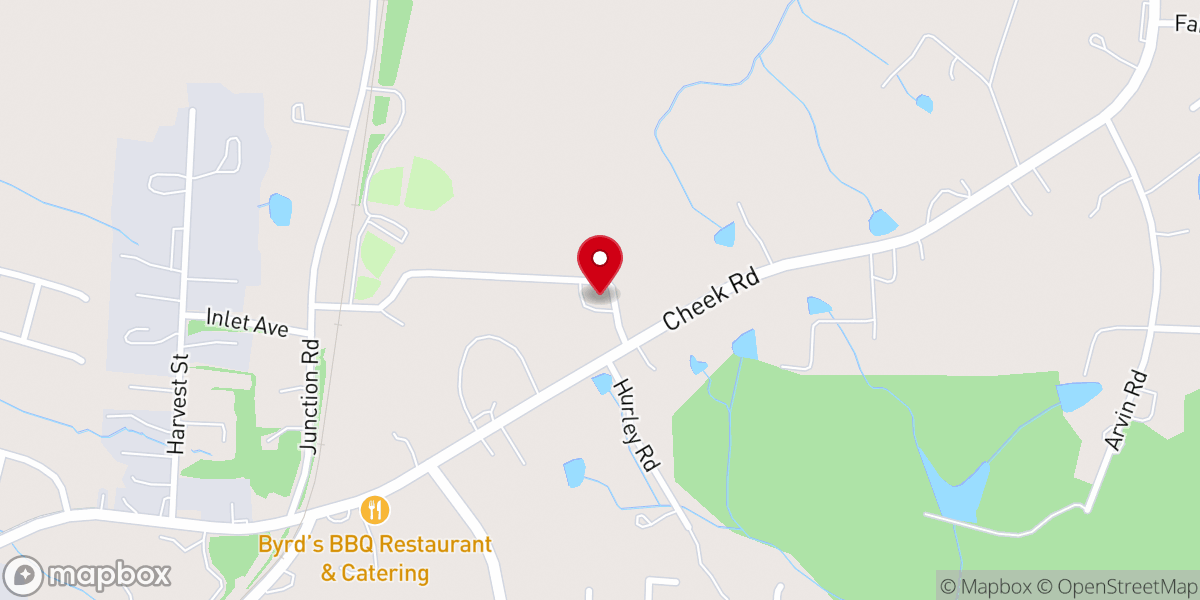 Map showing location of Saint Peters Way Church