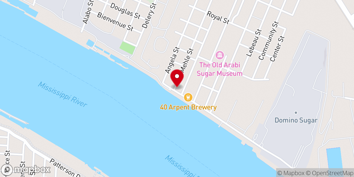 Map showing location of OAB on the River