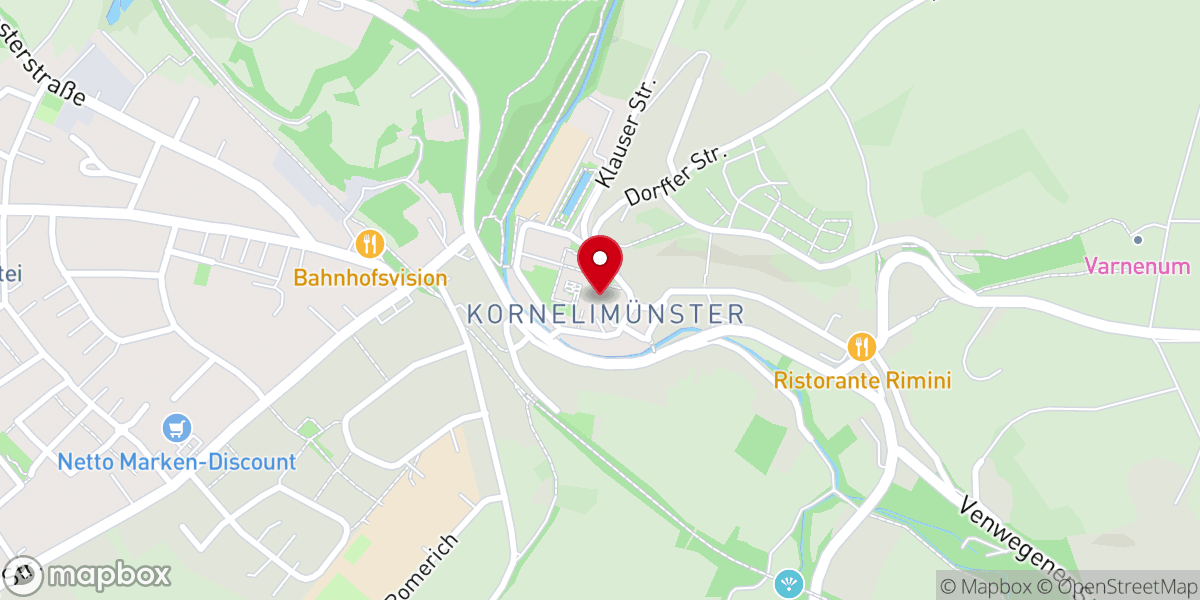 Map showing location of Propsteikirche St. Kornelius