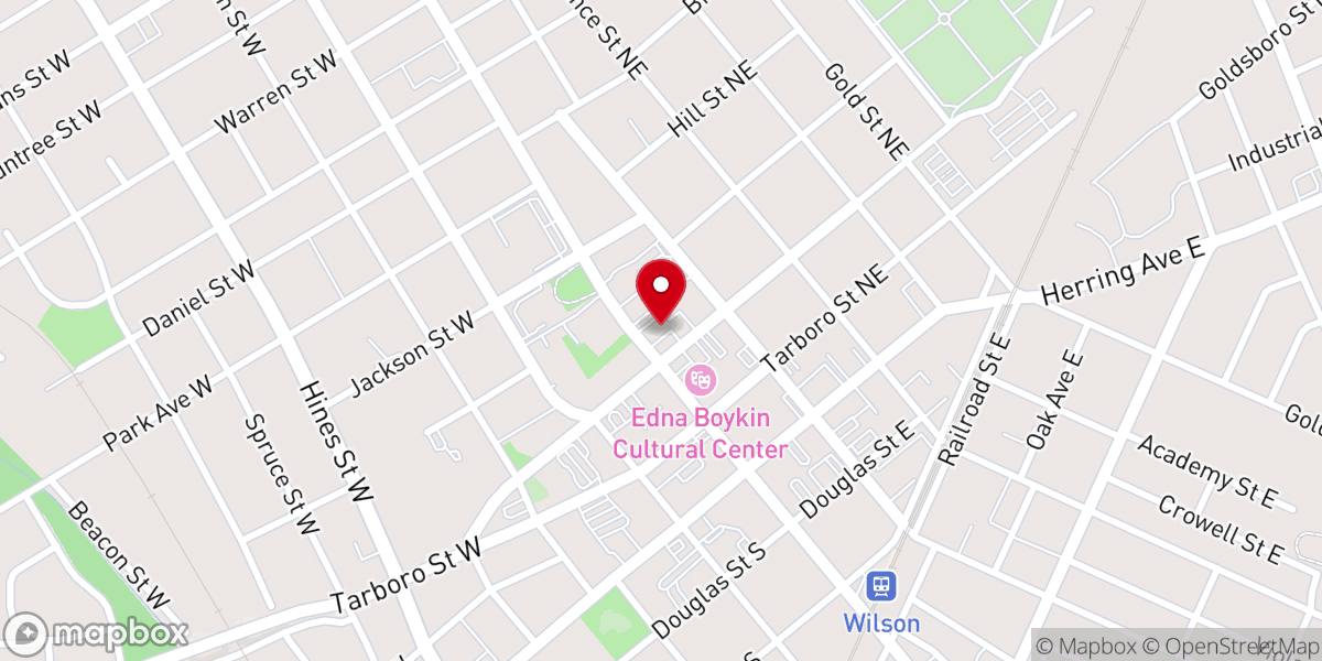 Map showing location of Wilson Praise & Worship