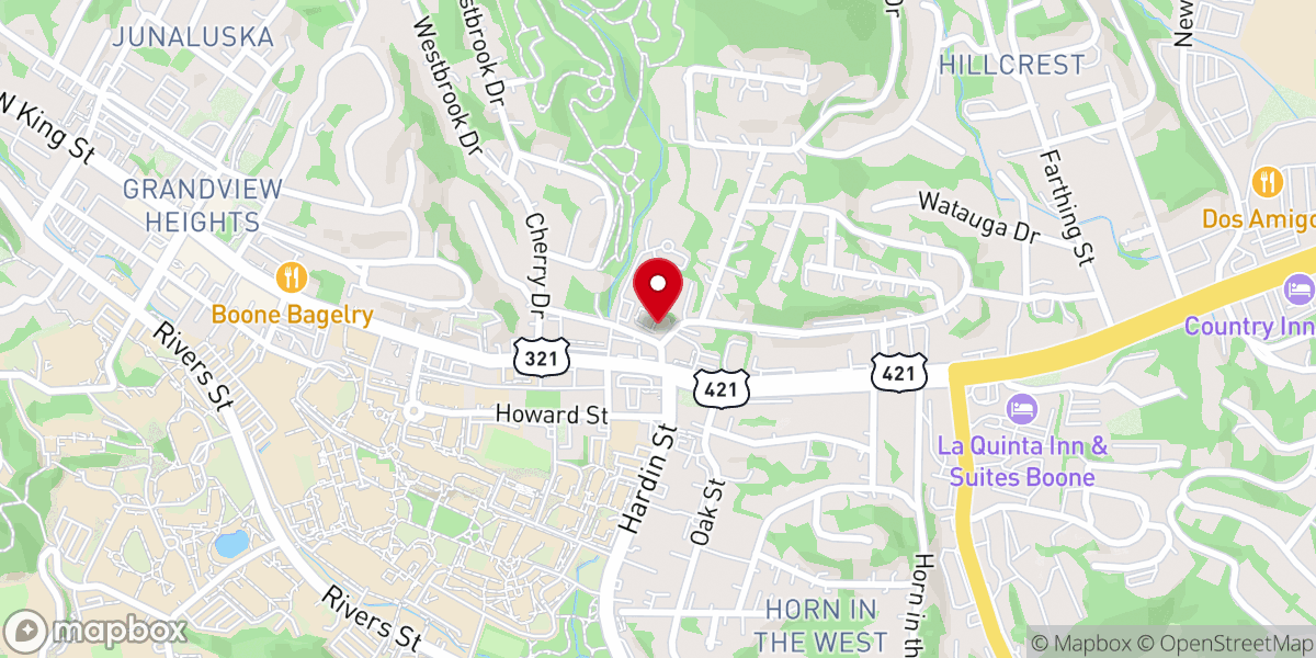 Map showing location of Peacepoint