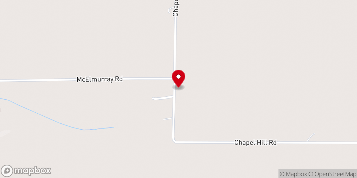 Map showing location of Edith Chapel