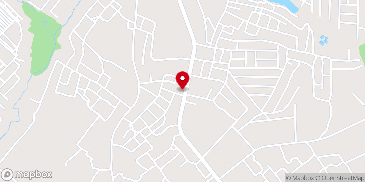 Map showing location of OBANDI BAPTIST CHURCH, OGBOMOSO