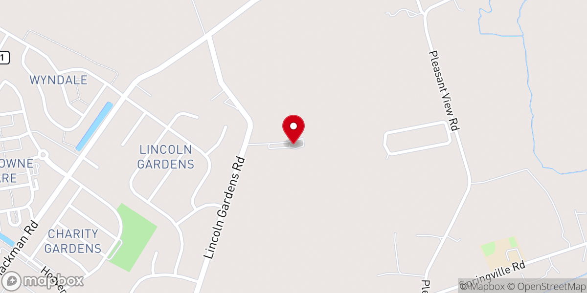 Map showing location of Berean Bible Church