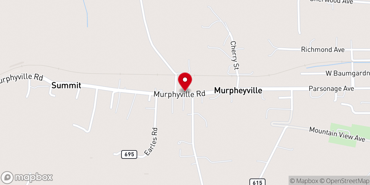 Map showing location of Rural Retreat Pentecostal