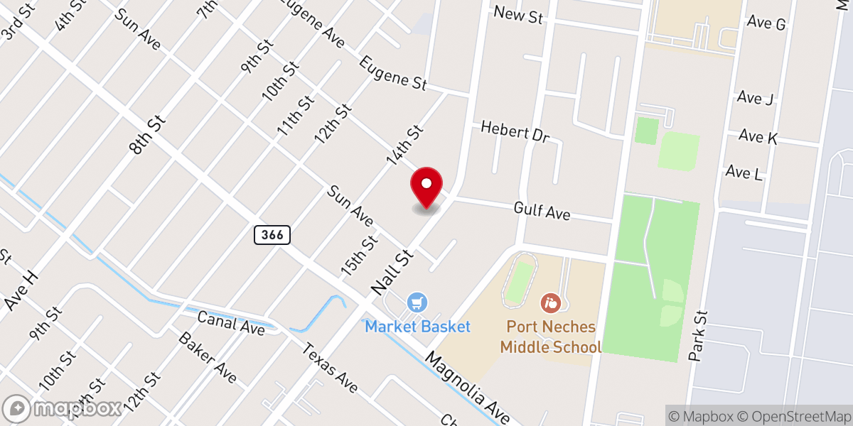 Map showing location of St Elizabeth Catholic Church