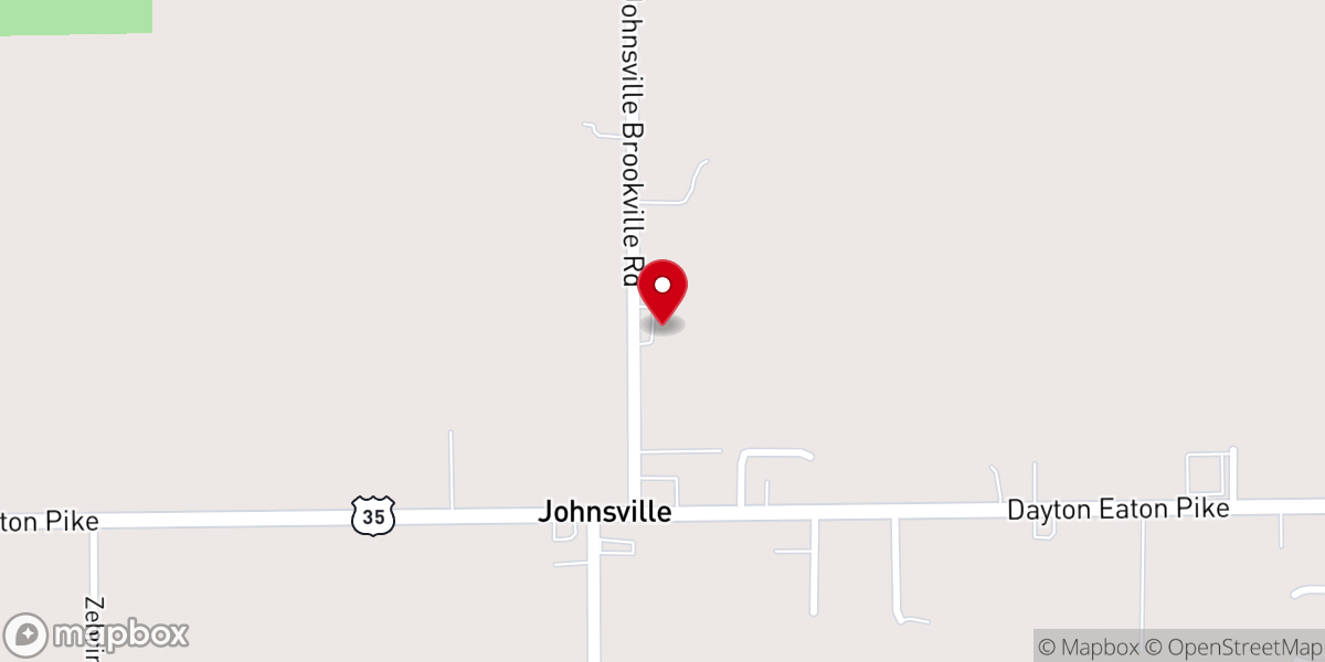 Map showing location of New Lebanon Church of the Nazarene