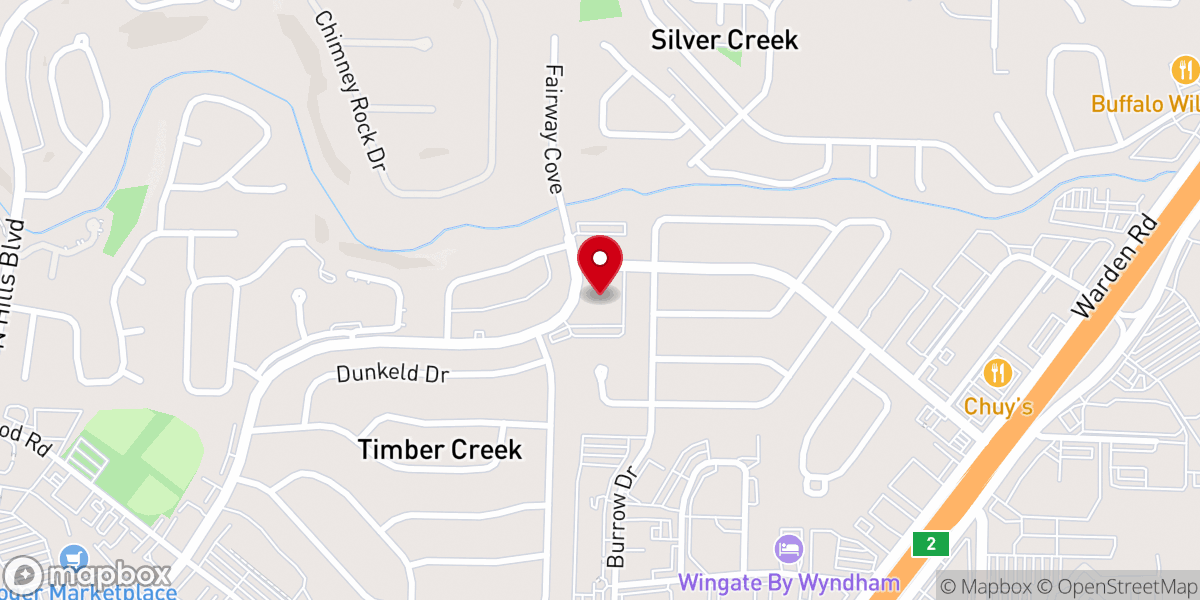 Map showing location of Central Baptist Church