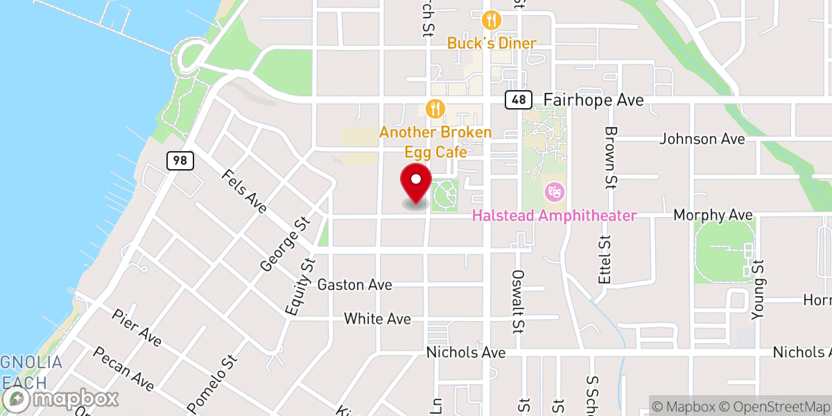Map showing location of Fairhope Health and Rehab