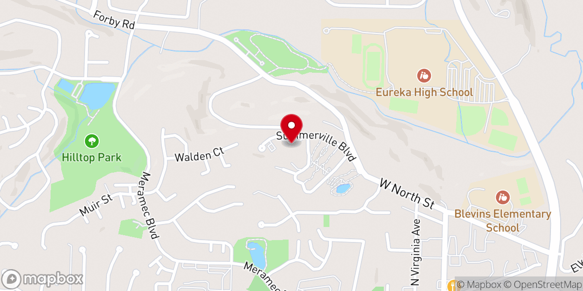 Map showing location of St. Andrew's at Francis Place