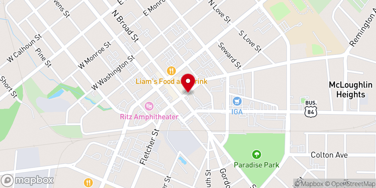 Map showing location of Faithful Is He Inc
