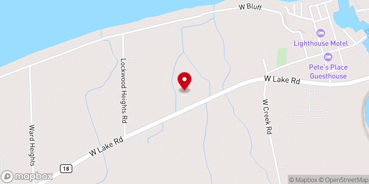 Map showing location of Slavic Baptist Church