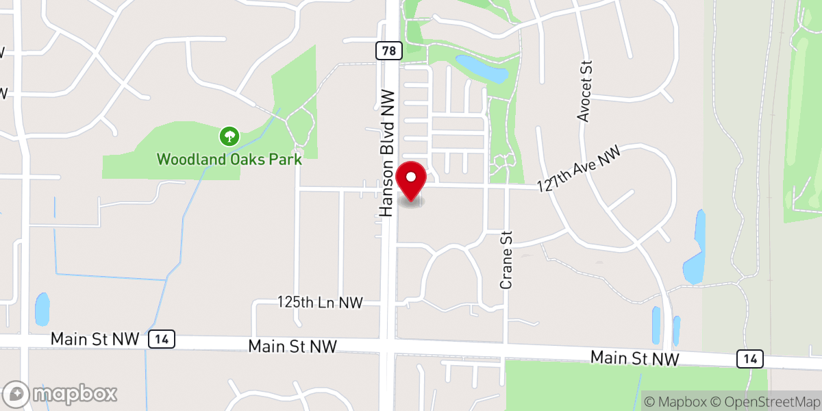 Map showing location of True North Church of God