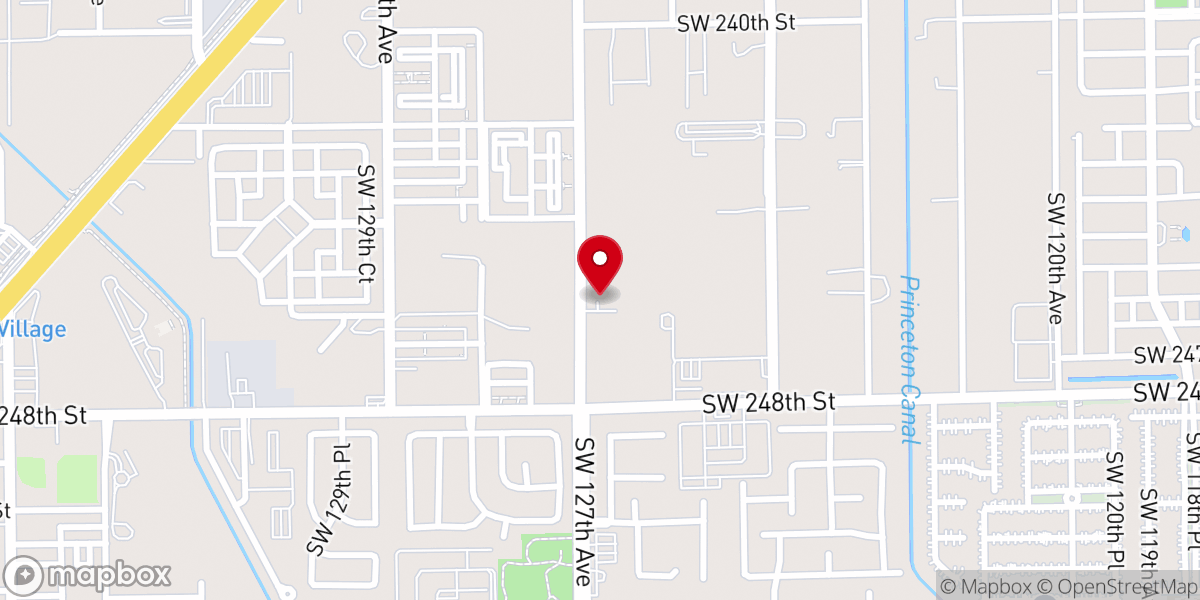 Map showing location of Church of God Seventh Day South Miami