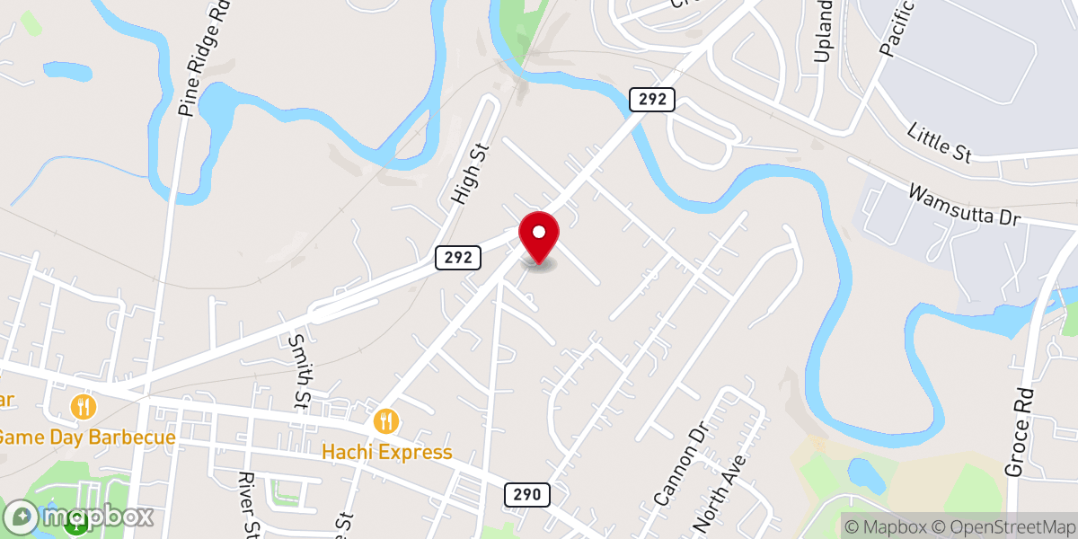 Map showing location of Restoring Life Church