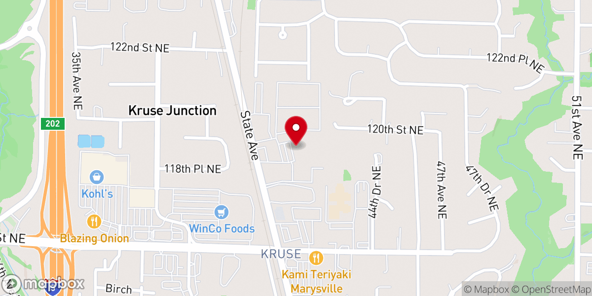 Map showing location of Salt of the Earth Food Blessing - Marysville
