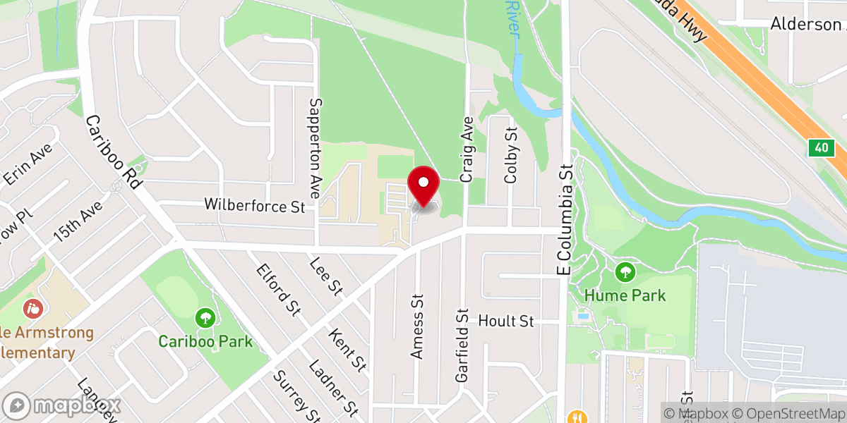 Map showing location of St. Michael's Parish