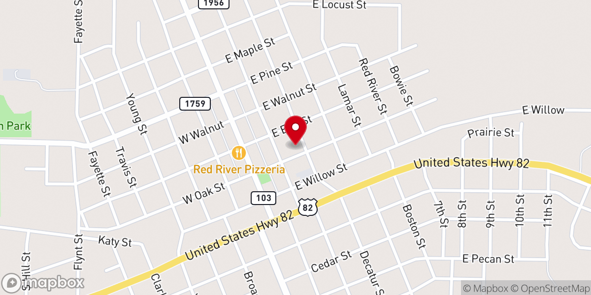 Map showing location of Church Park