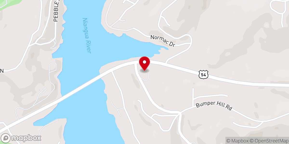 Map showing location of Graceland Church