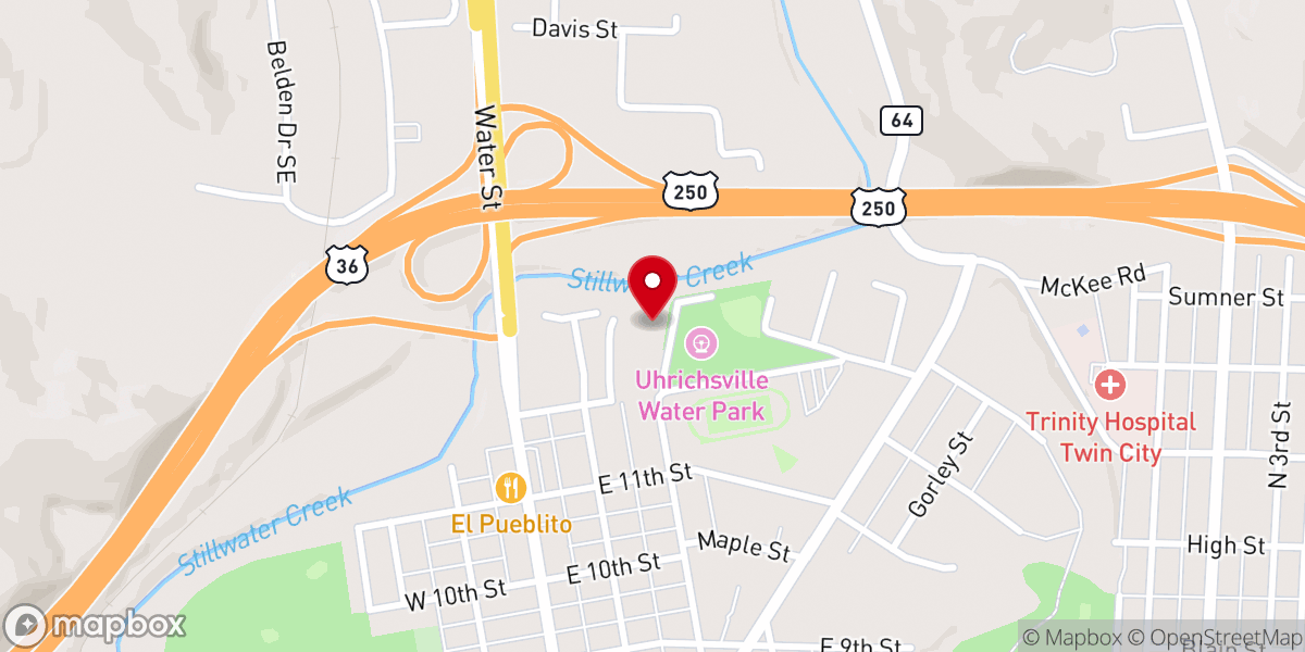 Map showing location of Church Camp Kaphar