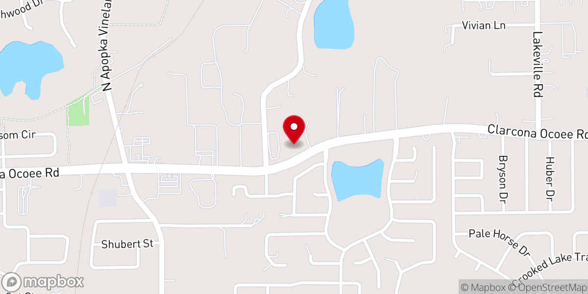 Map showing location of Orlando Free Presbyterian Church