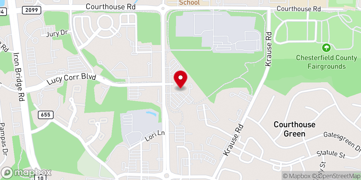Map showing location of Department of Social Services