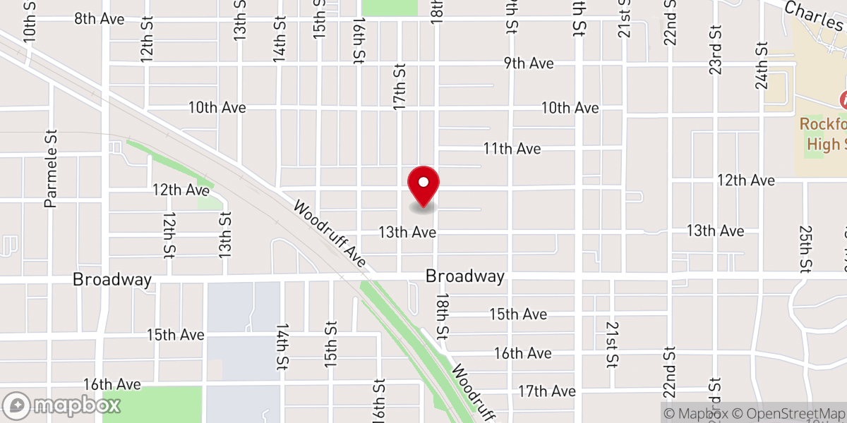 Map showing location of Christ Community Church