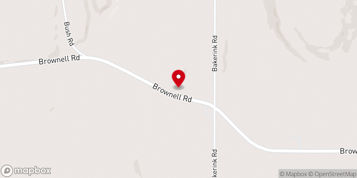 Map showing location of Loves Church at French Creek Light