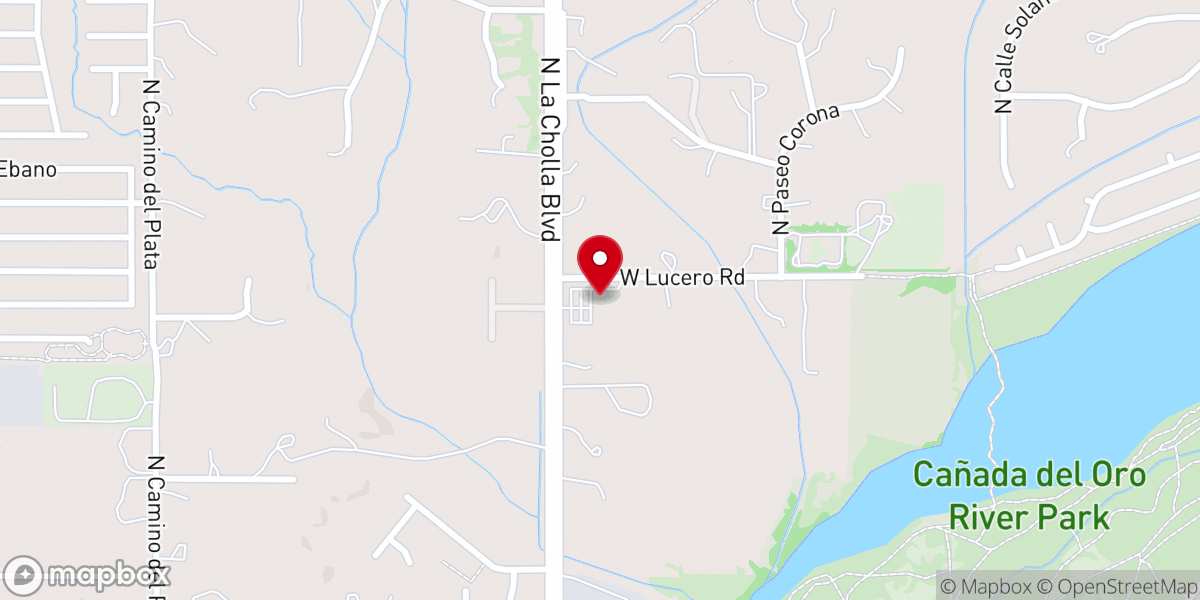 Map showing location of Alive Church