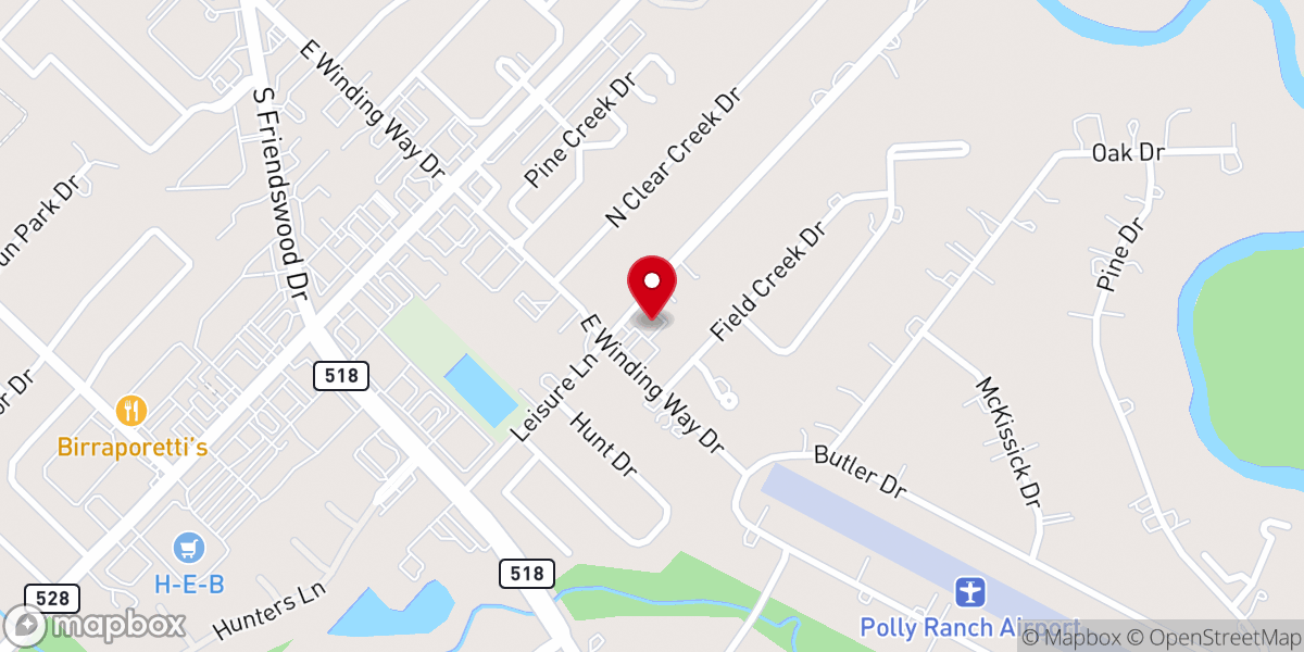 Map showing location of Trinity Fellowship