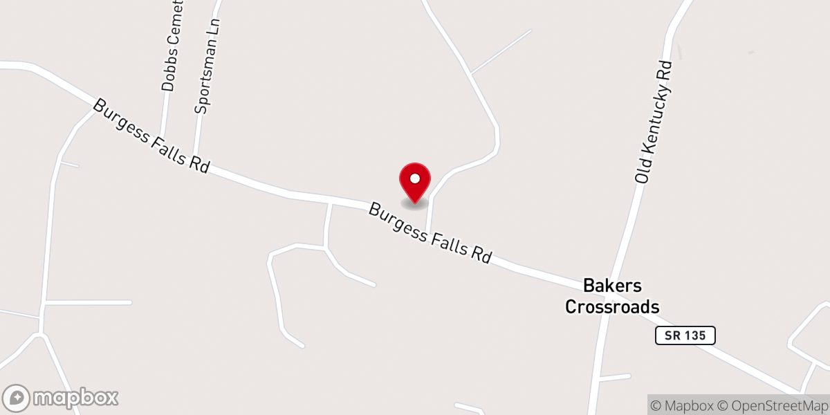 Map showing location of Almyra Methodist Church