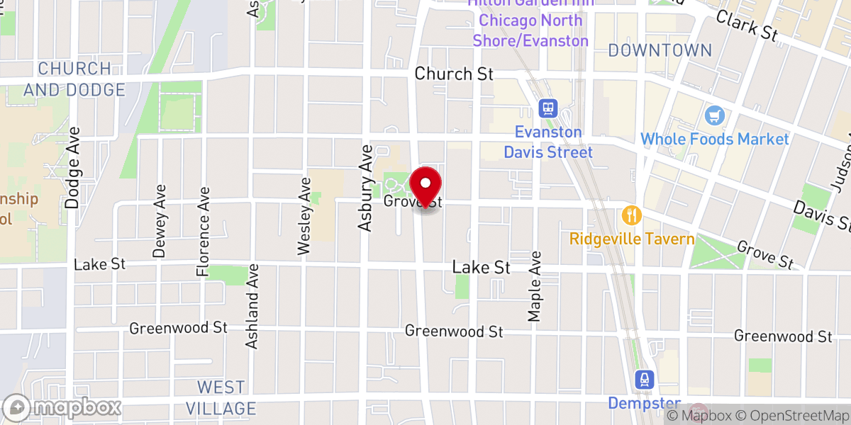 Map showing location of Saint Marks Episcopal Church