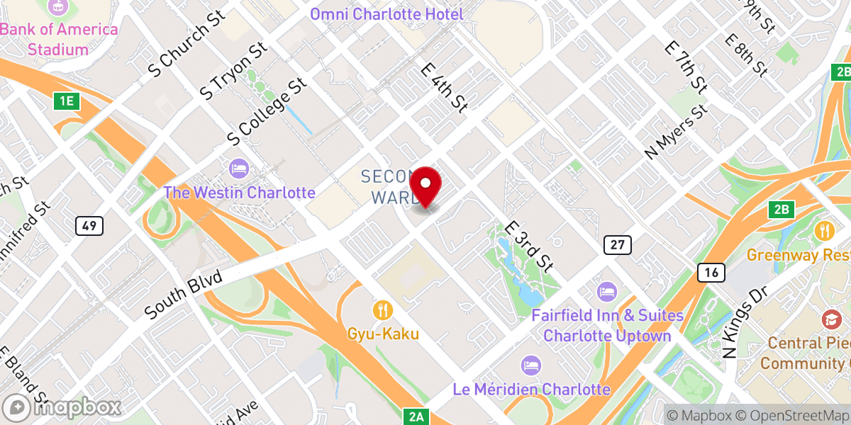 Map showing location of Alpha and Omega Ministries Inc