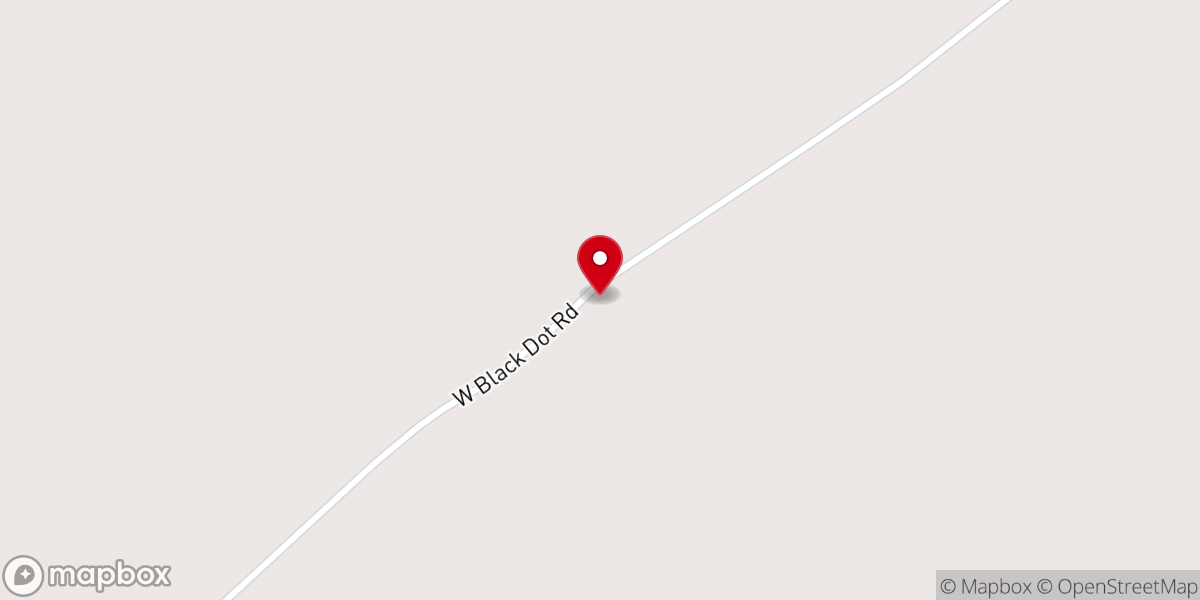 Map showing location of Old Blue Springs Baptist Church