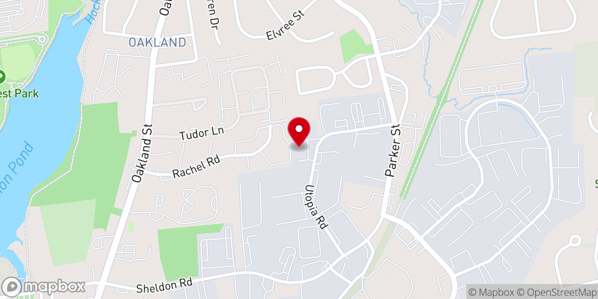Map showing location of Faith Tabernacle