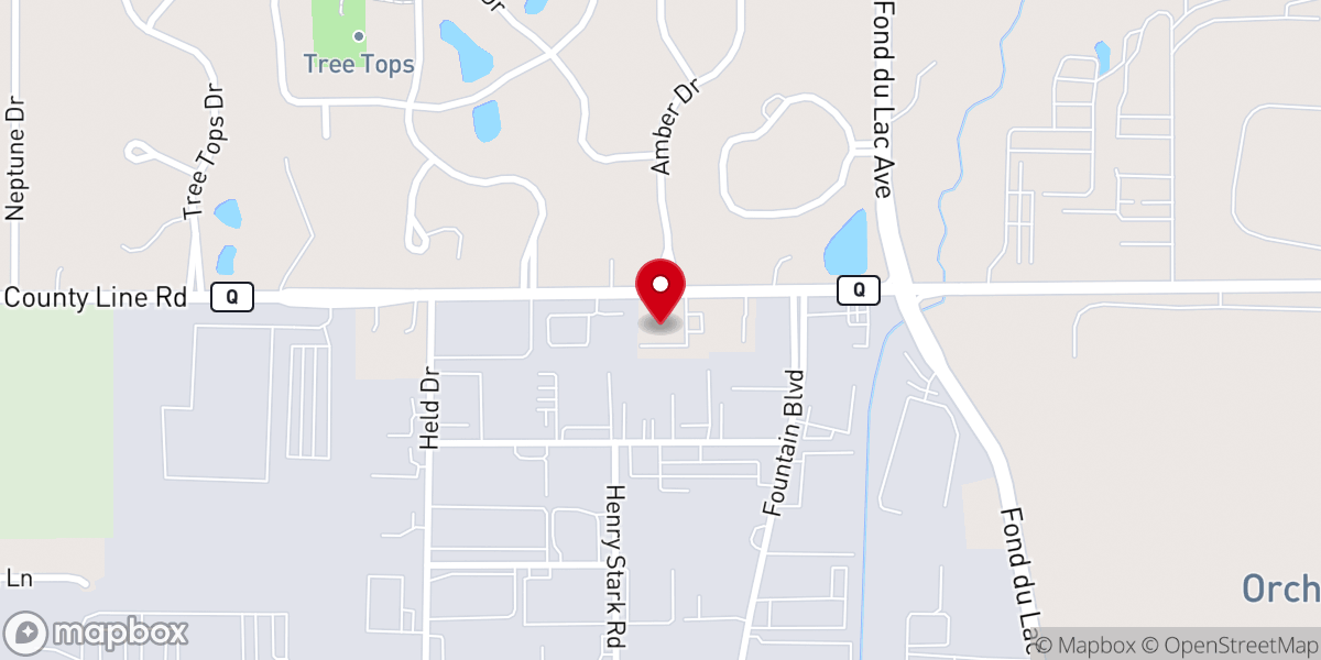 Map showing location of Metro Harvest Church