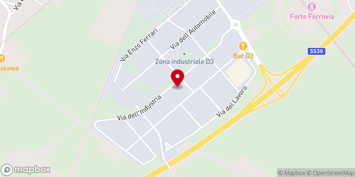 Map showing location of Chiesa Cristiana MAMRE