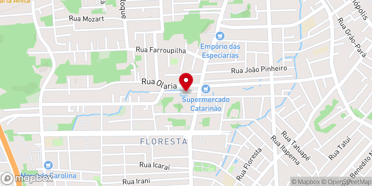 Map showing location of Igreja A3