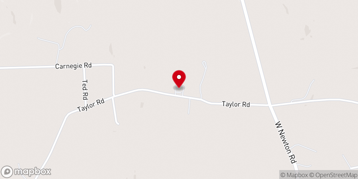 Map showing location of House of Faith-The Barn