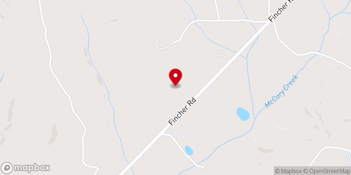 Map showing location of Hillside Community Church of God