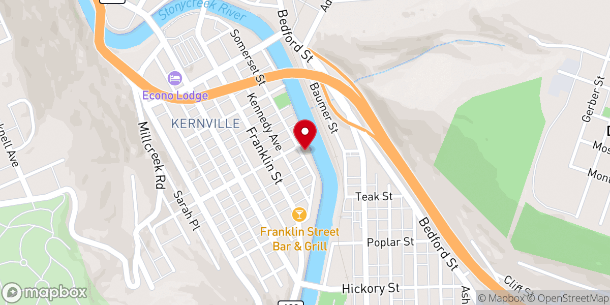 Map showing location of United Spiritual Christian Church