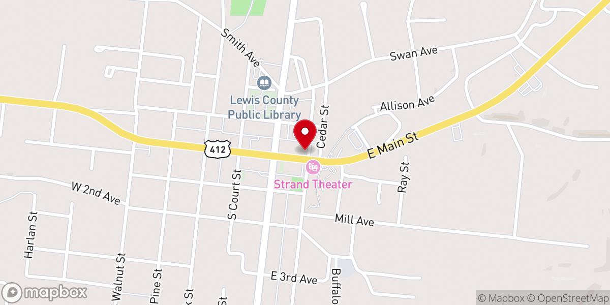 Map showing location of Sweet Water House of Prayer