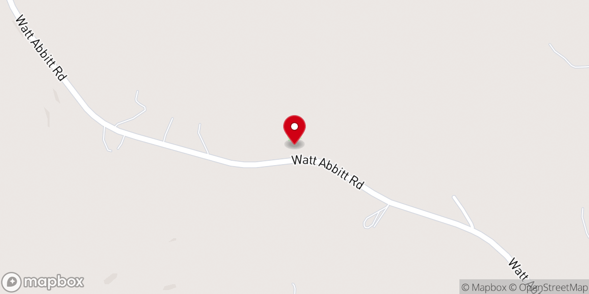 Map showing location of Springfield Baptist Church