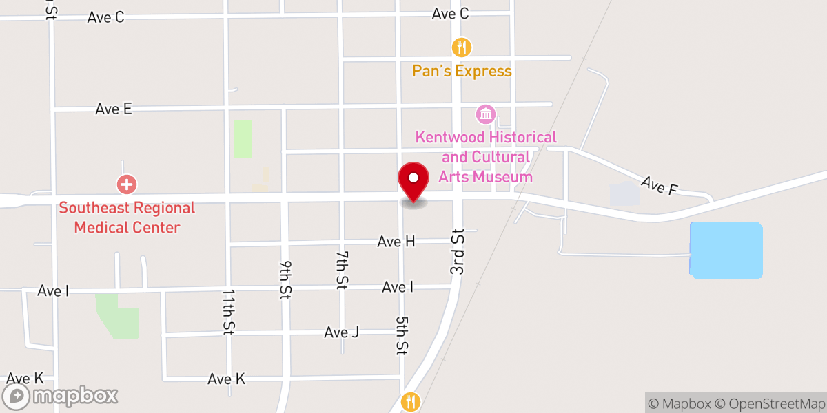Map showing location of Kentwood Section 8 Housing