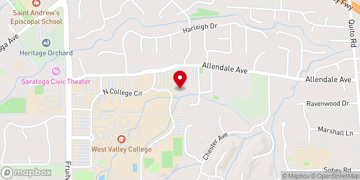 Map showing location of Silicon Valley YSA